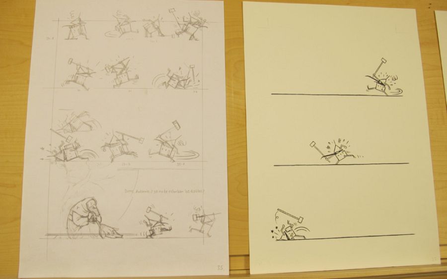 Bocetos de Max para 'El tríptico de los encantados'