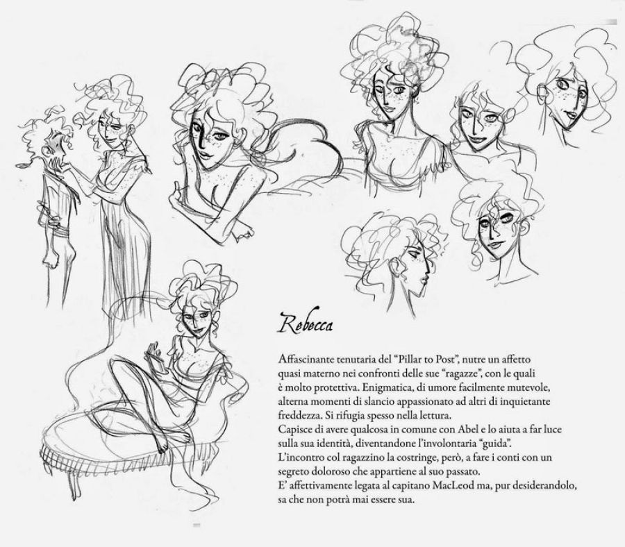 Estudio de personajes de 'El puerto prohibido'