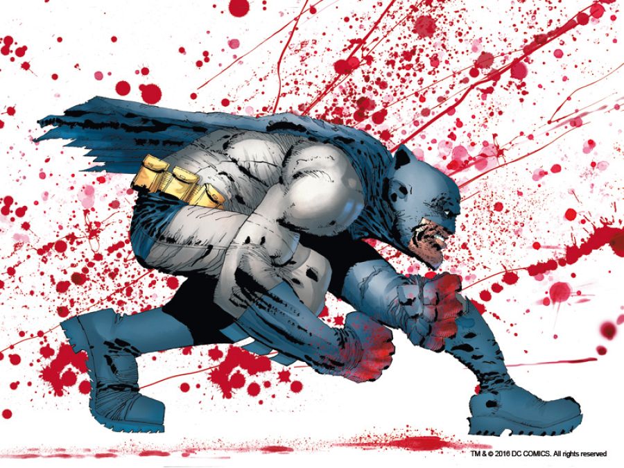 Portada alternativa de Frank Miller para 'El Caballero Oscuro III: La raza superior'