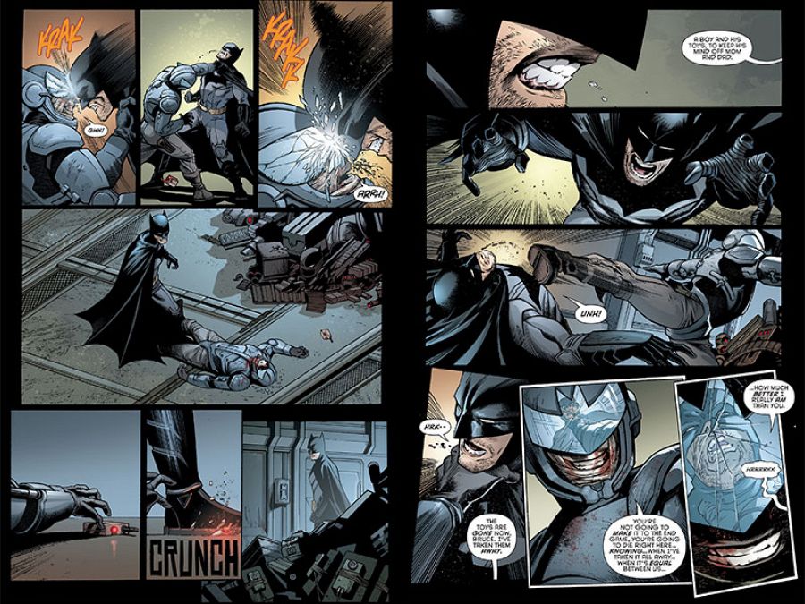 Páginas de 'Batman eterno'