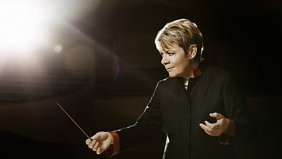 La directora Marin Alsop