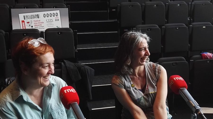 Laila Ripoll y Magda Labarga