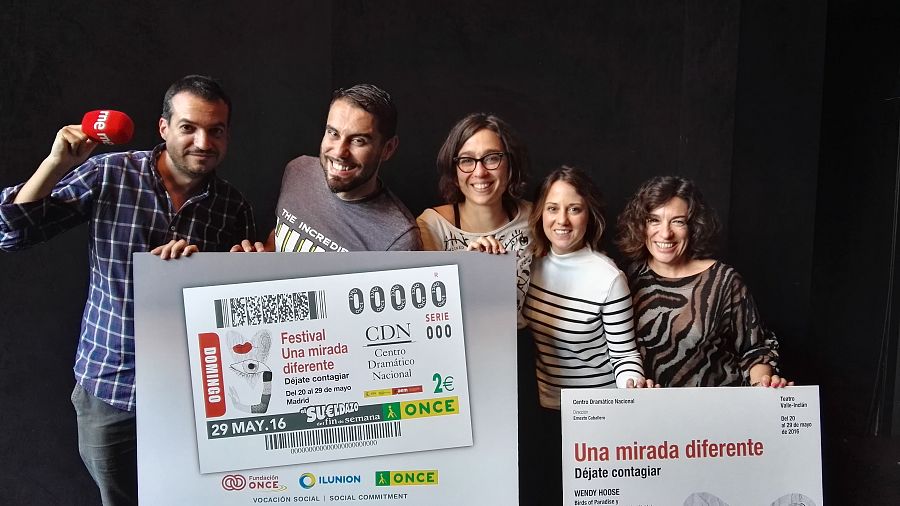 José Padilla, Lucía Miranda, Inés Enciso,  Paloma Zuriaga y Daniel Galindo