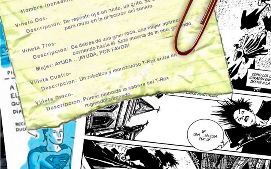 El guión original y su traslación al cómic