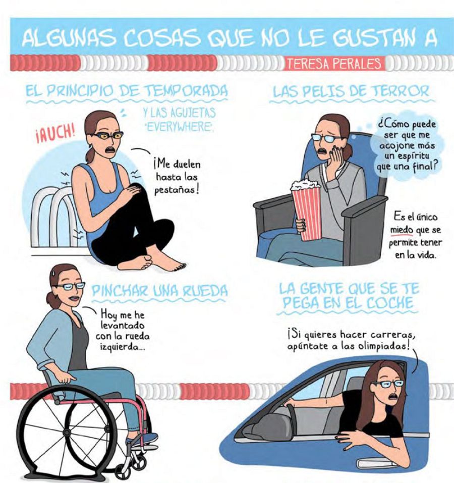 Viñetas de 'Teresa Perales Cómics', de Moderna de Pueblo