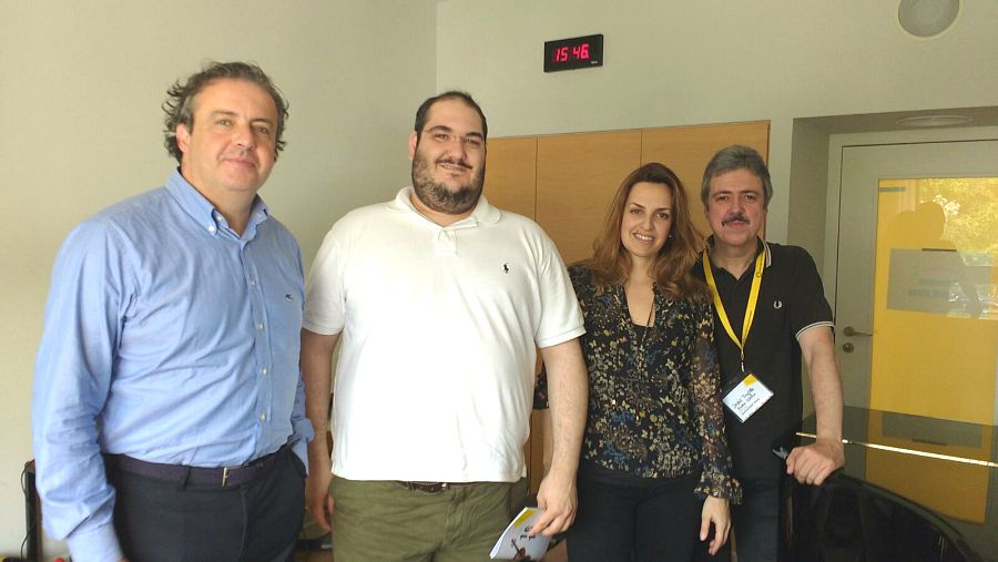 Juanjo Mena, Joaquín Riquelme, Raquel Lojendio y Jesús Trujillo