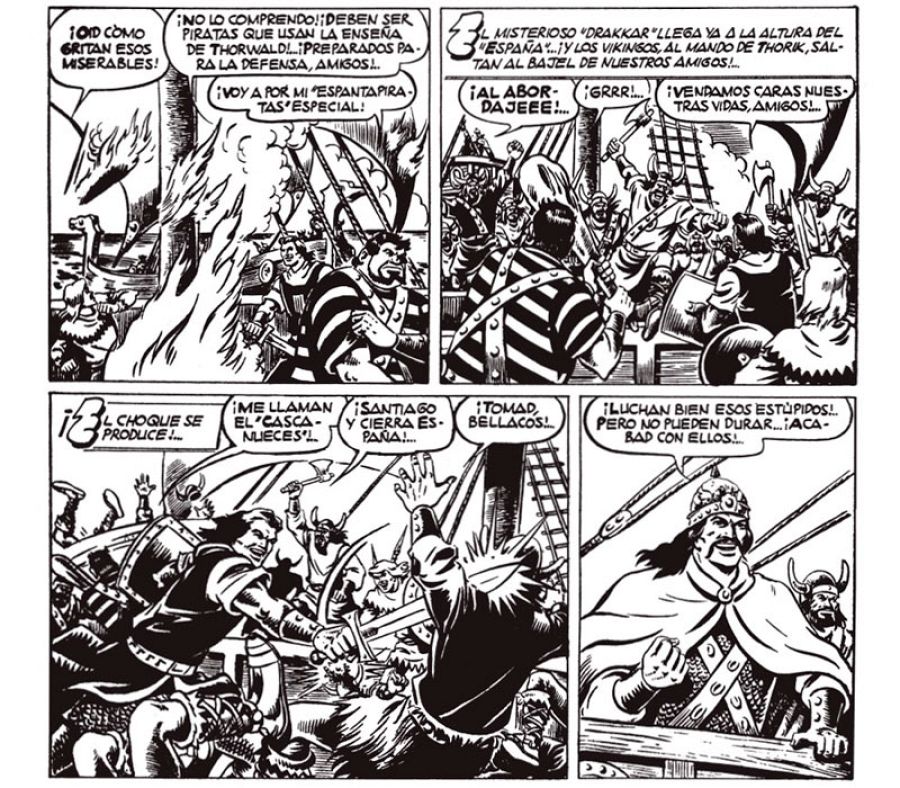 Viñetas de 'Todos los almanaques de El Capitán Trueno'