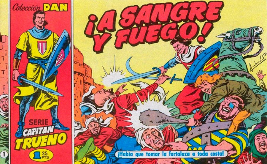 Portada del primer cómic de 'El Capitán Trueno'