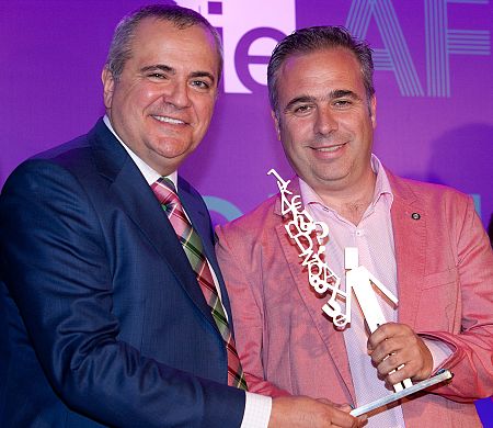 Juanma Romero y Luis Oliván, director y realizador de 'Emprende'