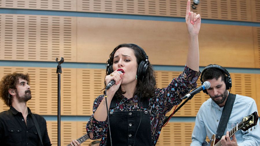Otro momento del acústico en 'Abierto hasta las 2'