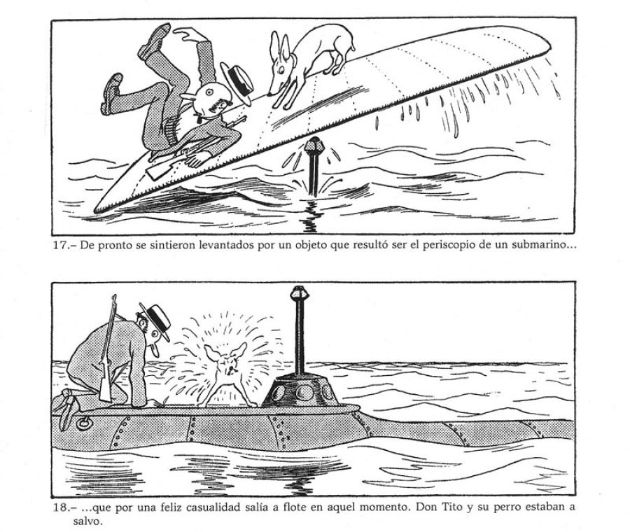 Página de 'Fantásticas aventuras de Tito y Tif'