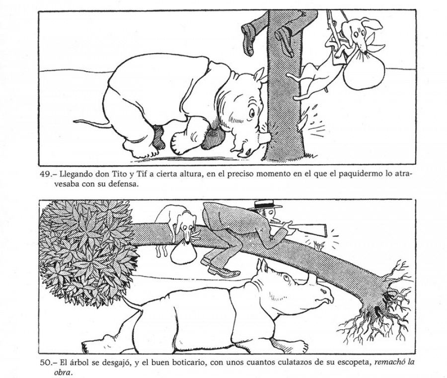 Página de 'Fantásticas aventuras de Tito y Tif'