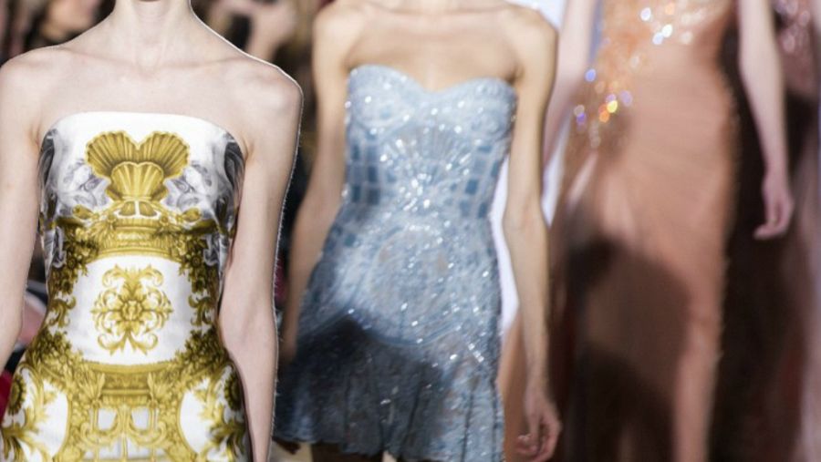 Imagen de un desfile de moda