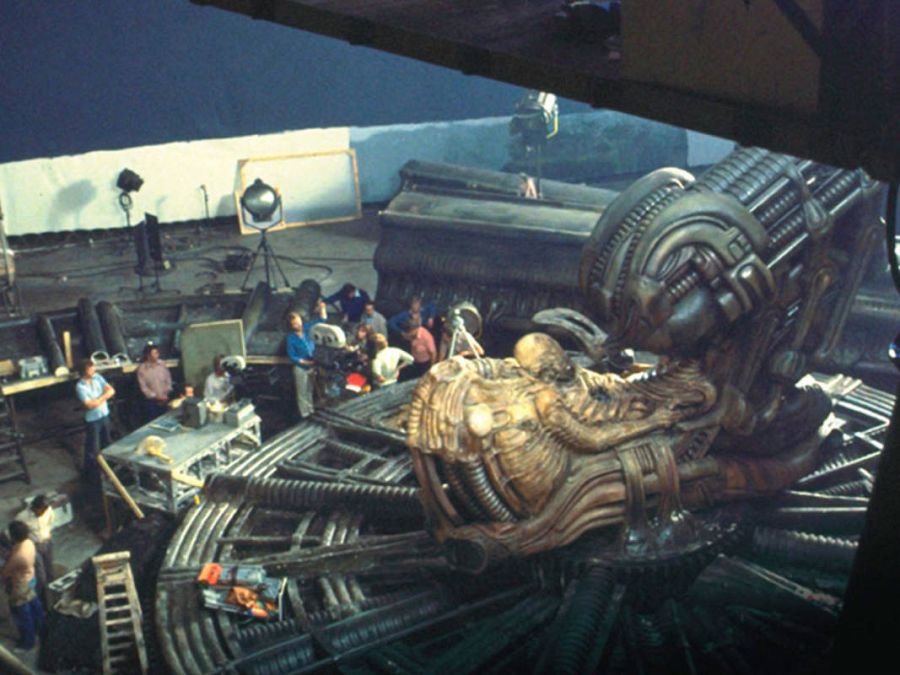 Plató de 'Alien: el octavo pasajero' (Alien TM & © Twentieth Century Fox Film Corporation)