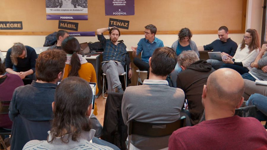 Reunión de Podemos en Sevilla