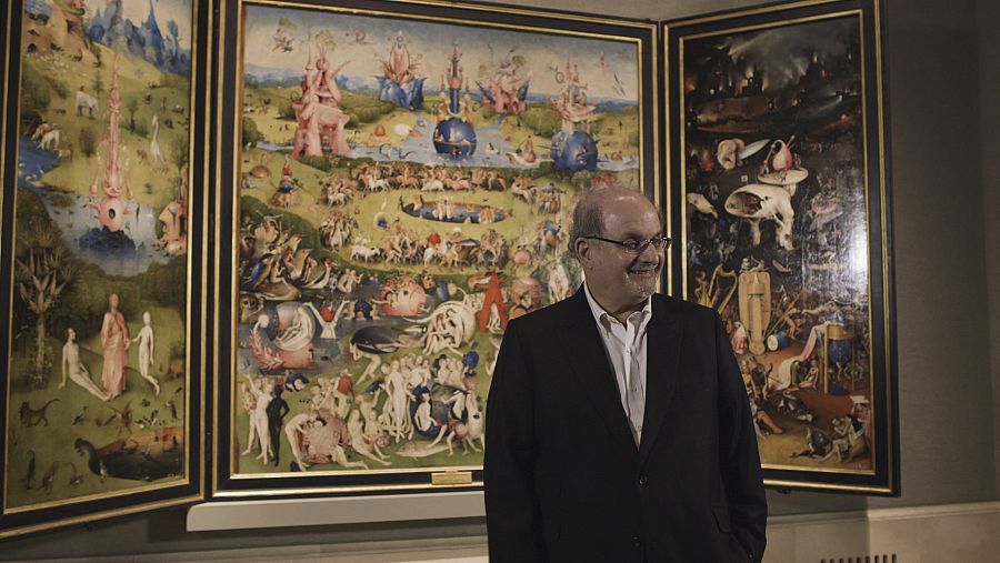 Salman Rushdie ante 'El jardín de las delicias', obra maestra de El Bosco