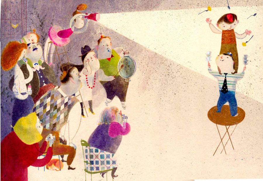 Ilustración de 'Una familia impar'