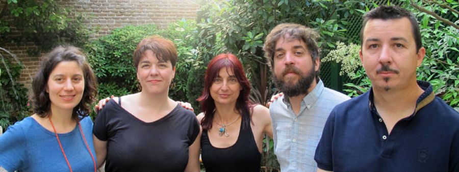 De Izquierda a Derecha: Isabel Hojas, Catalina González, Mónica Rodríguez, David de las Heras y Daniel Hernández Chambers