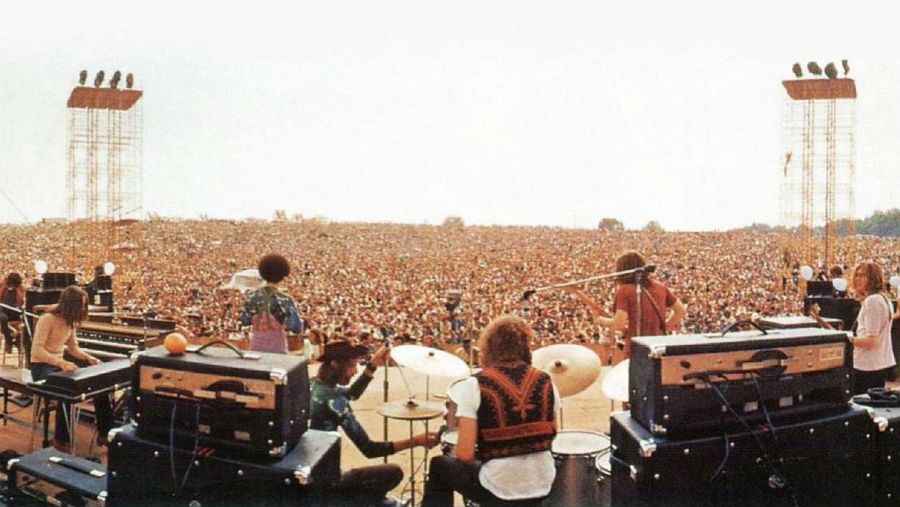 Medio millón de personas acudieron a Woodstock en 1969