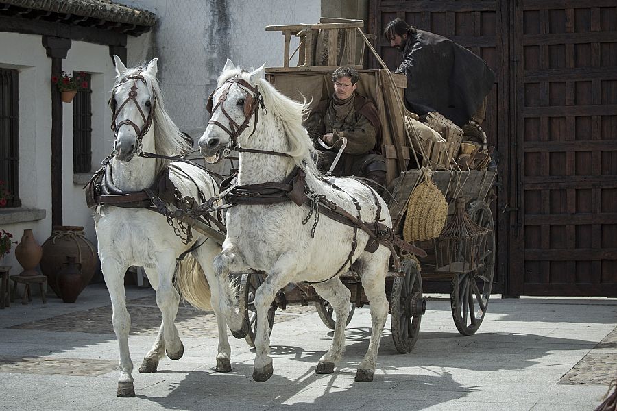 Águila Roja - El bandolero Trinidad, con el carro