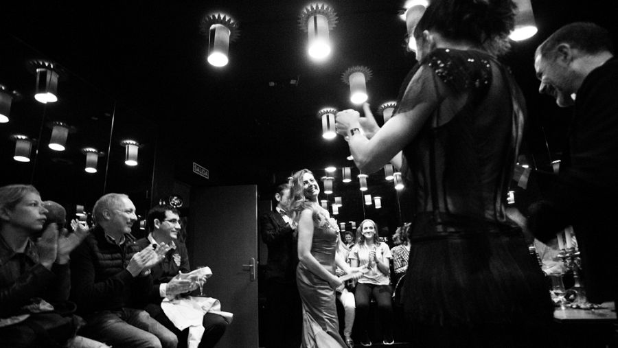 Lola Baldrich baila en una escena de 'Addio del passato' de Juan Bravo