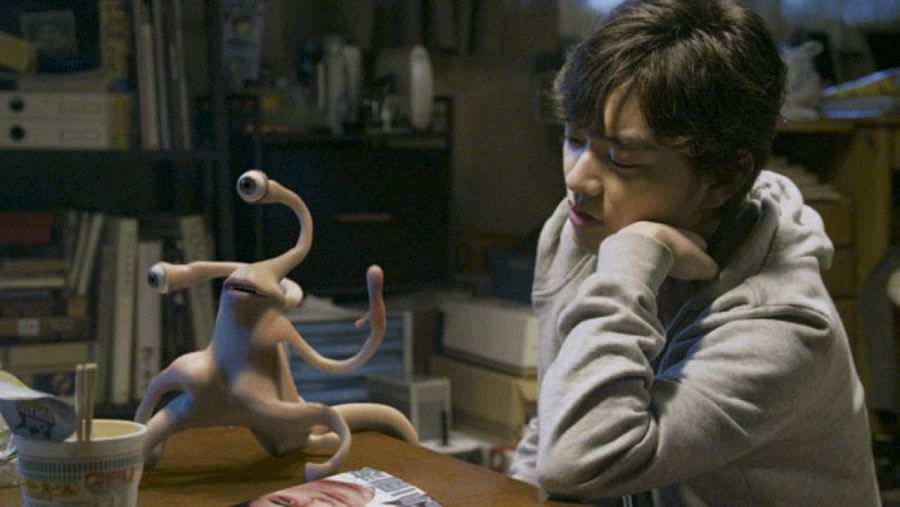 Sinichi y Migi (humano y parásito), formarán una unión simbiótica