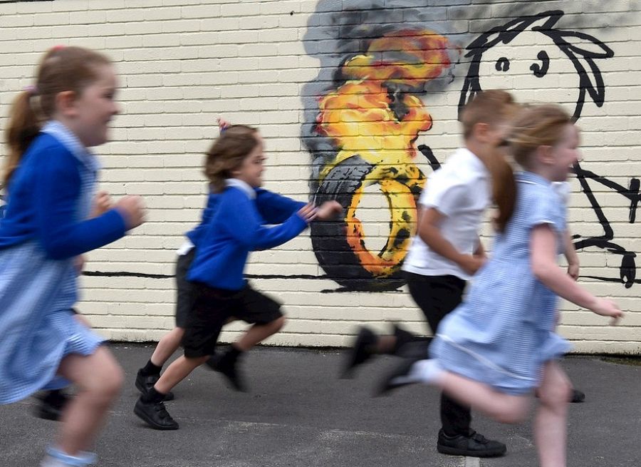 Niños en la escuela
