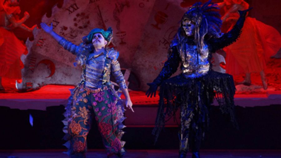 Un momento de la representación de 'El emperador de la Atlántida'