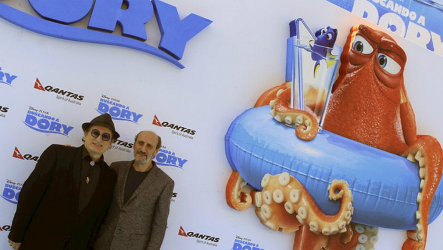 Javier Gurruchaga y José Luis Gil son el maestro Raya y Marlin, en 'Buscando a Dory'