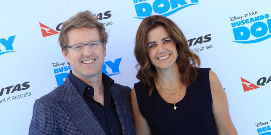 Andrew Stanton y Lindsey Collins en Madrid