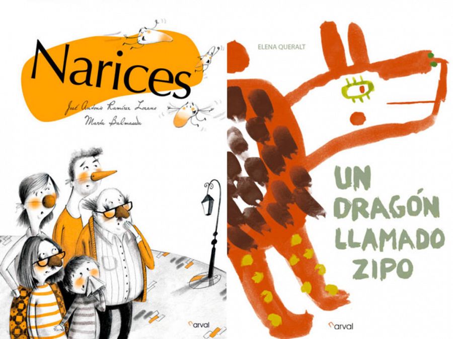 Portadas de 'Narices' y 'Un dragón llamado Zipo'