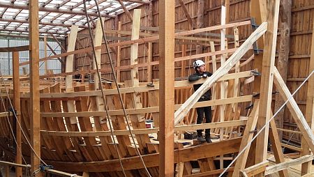 Para la construcción de esta réplica, se han utilizado los mismos materiales y técnicas del S.XVI