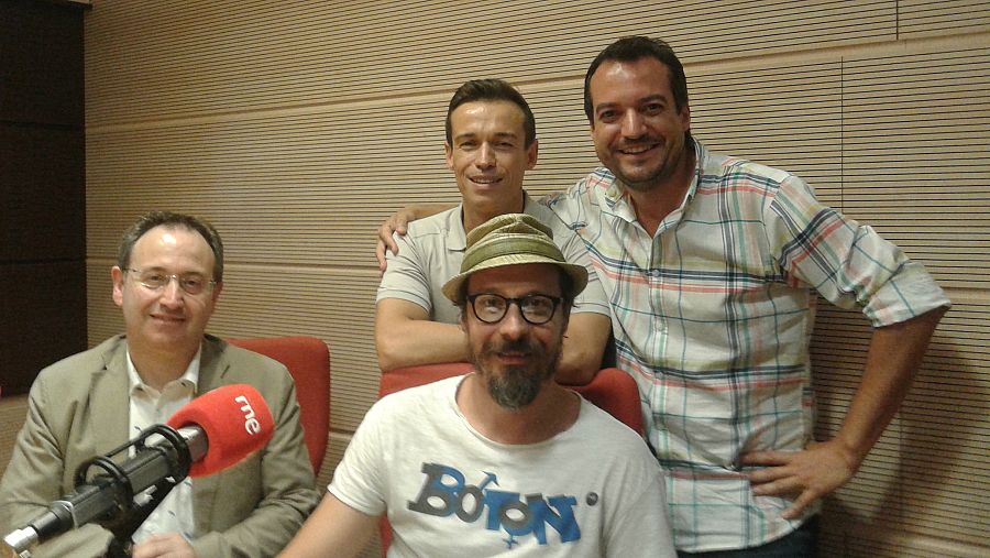 Jesús Cimarro, Fele Martínez y Nico García