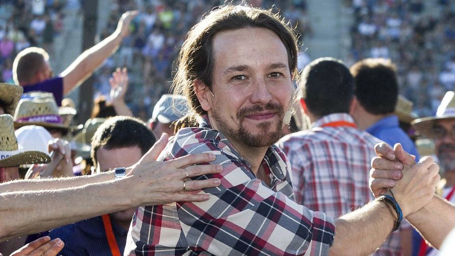 Pablo Iglesias, candidato de Unidos Podemos en las elecciones generales 26J.