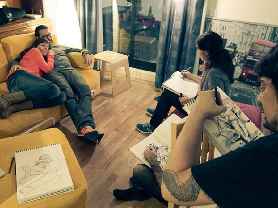 Sesión de Dibujo a domicilio