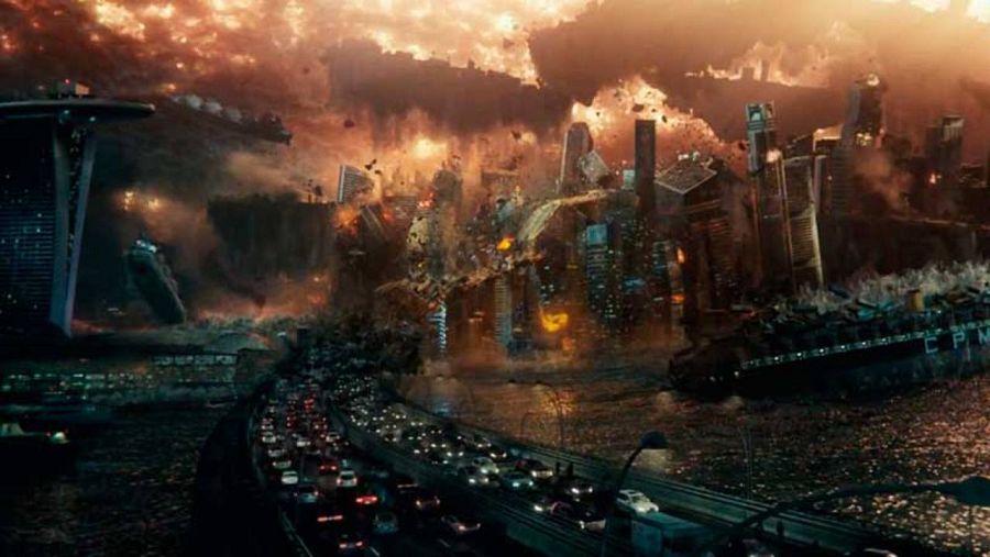 No podían faltar las escenas de destrucción