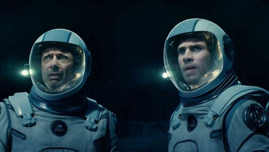 Jeff Goldblum y Liam Hemsworth