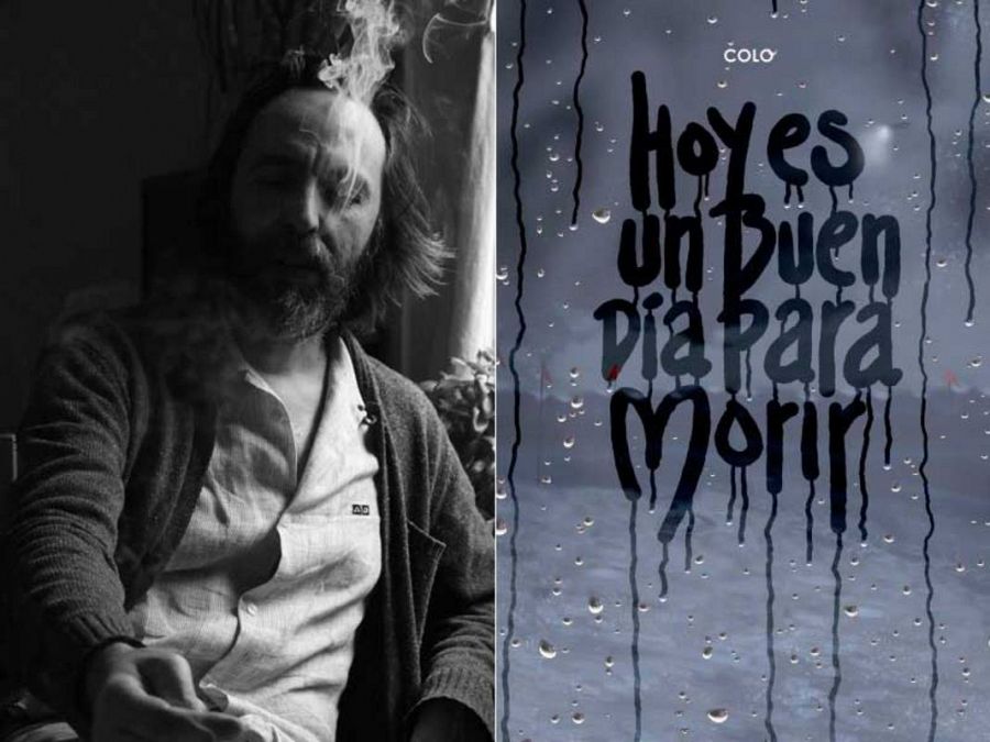 Colo y la portada de 'Hoy es un buen día para morir'