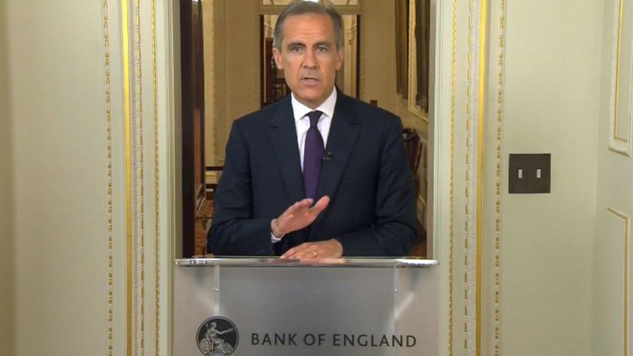 El gobernador del Banco de Inglaterra, Mark Carney
