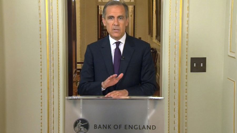El gobernador del Banco de Inglaterra, Mark Carney