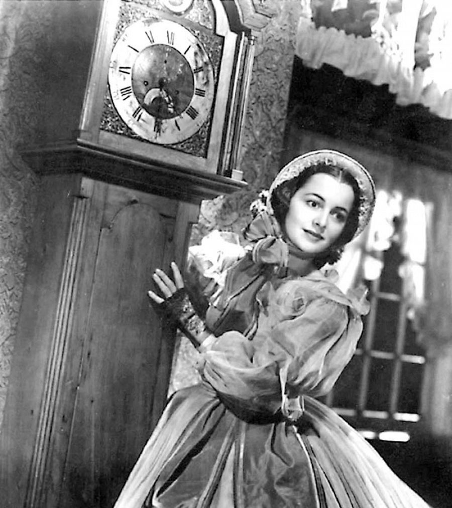 Olivia de Havilland en una escena de 'Lo que el viento se llevó'