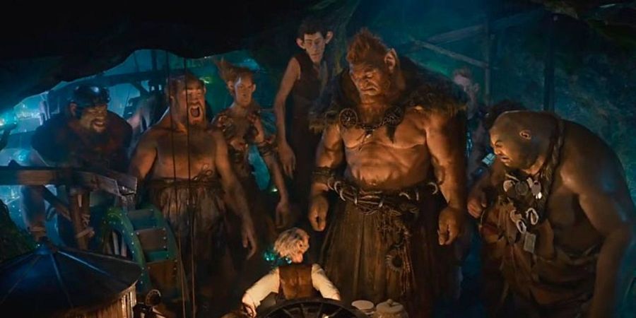 El Gigante rodeado por los gigantes malos, mucho más grandes