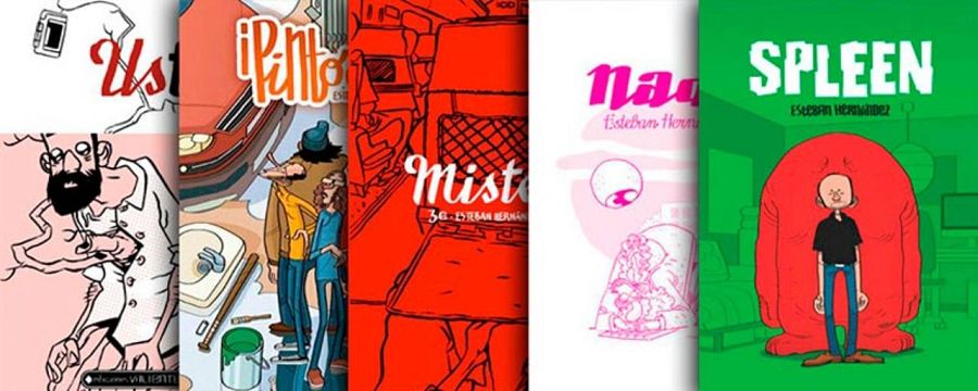 Fanzines y novelas gráficas de Esteban Hernández