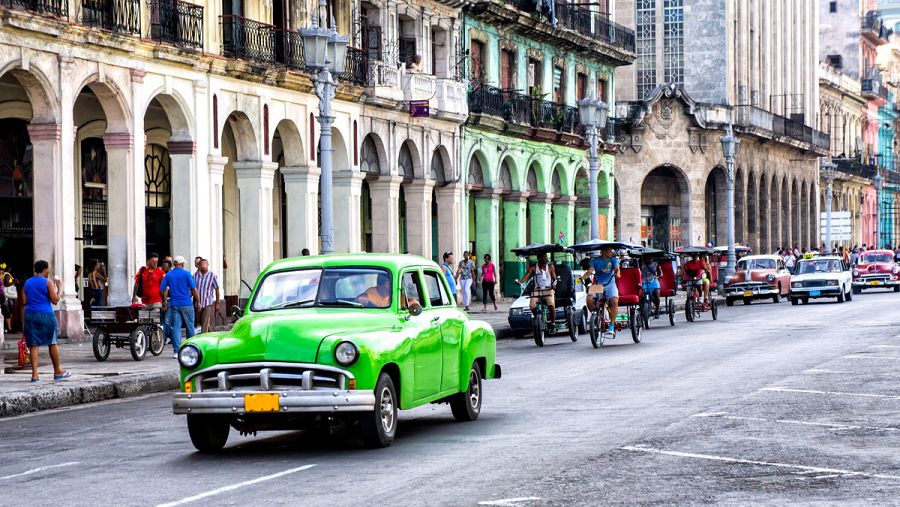 Una calle de La Habana