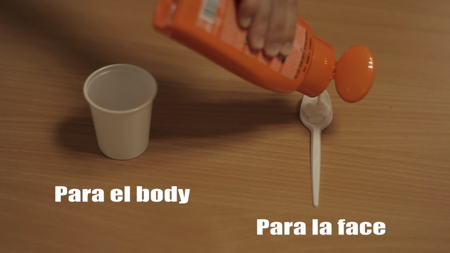 ¡No te cortes! La crema no dura eternamente y  debemos ser generosos en la aplicación