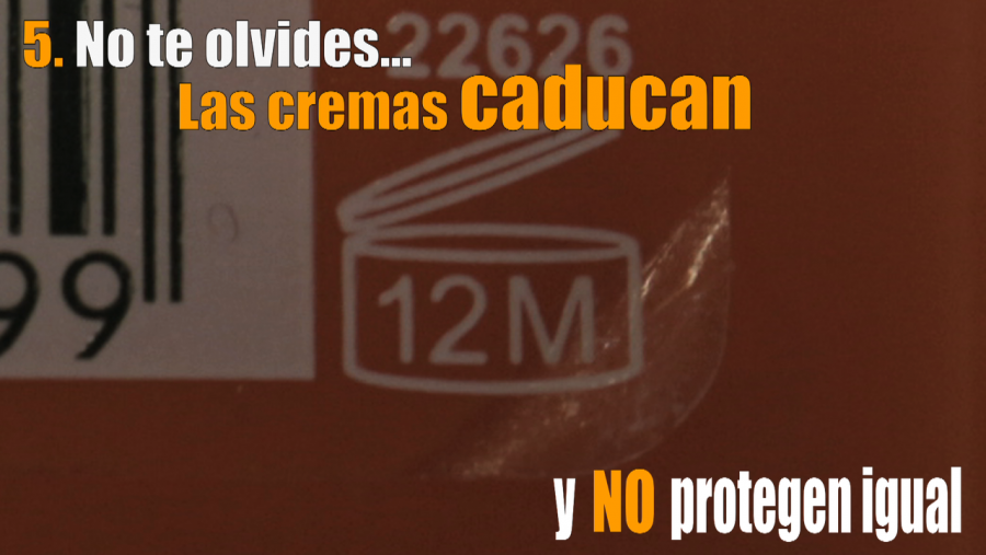 Debemos vigilar la fecha de caducidad de las cremas