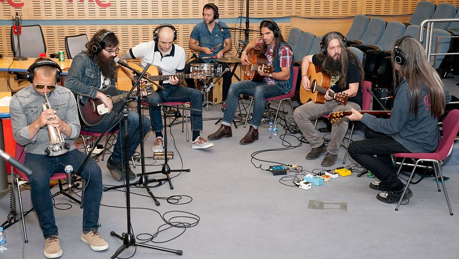 Un momento del acústico