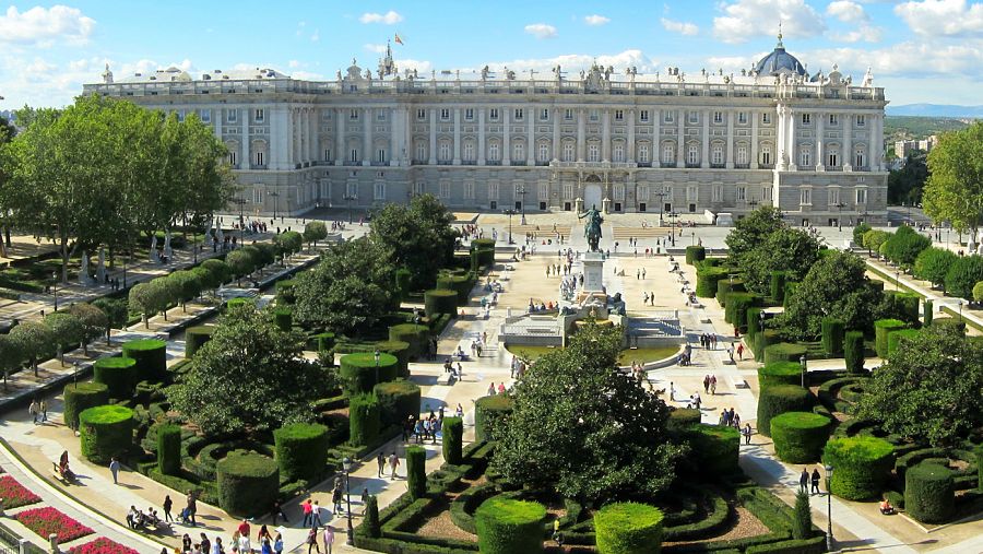 Plaza de Oriente en Madrid