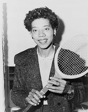 Althea Gibson fue la primera tenista afroamericana en jugar un torneo de Gran Slam