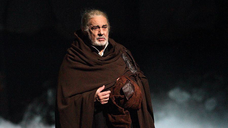 El tenor Plácido Domingo como Francesco Foscari